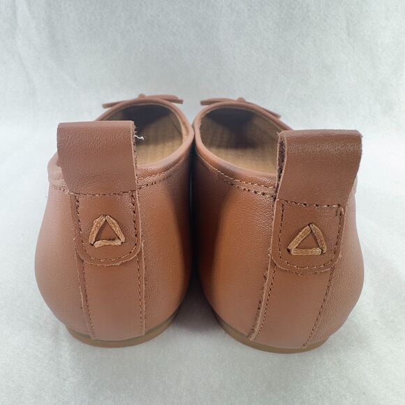 Kelsi Dagger Anthropologie Brooklyn Frankie Ballet Flats 8.5 Copper Brown Chic - Picture 5 of 11